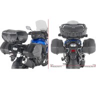 Resim Gıvı Plx3125 Suzukı V-strom 800 De/se 23-25 Yan Çanta Taşıyıcı 70l - Su Geçirmez Motosiklet Arka Koltuk Çantası 