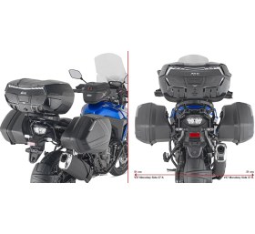 Resim Gıvı Plx3125 Suzukı V-strom 800 De/se 23-25 Yan Çanta Taşıyıcı 70l - Su Geçirmez Motosiklet Arka Koltuk Çantası 