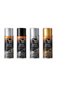 Resim Fawori 400 Ml. Metalik Altın Yaldız Sprey Boya (MADE IN ITALY) Renk Altın Yaldız 