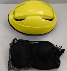 Resim Toprockstore Çocuk Kask Dizlik Dirseklik Set 7 Parça Sarı 
