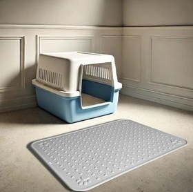 Resim Mikopet Evcil Hayvan Tuvalet Önü Paspası 