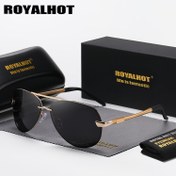 Resim RoyalHot Vintage Lüks Metal Polarize Tam Çerçeve Bisiklet ve Outdoor Moda Sanatsal Gözlük 