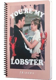 Resim Mabbels Spiralli Defter Friends Youre My Lobster Pembe 80 Yp 17x24 Dft-388463 Çok Renkli 