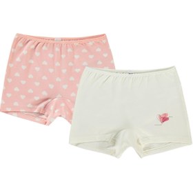 Resim Civil Girls Kalp 2-10 Yaş 2'li Boxer Set - Standart / 4-5 Yaş 
