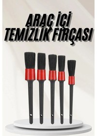 Resim Epilons Araç İçi Led Aksesuar 5 Farklı Detaylı Araba Temizlik Fırçası Oto Temizleme Fırçası 1 