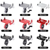 Resim Geeksen Alüminyum Bisiklet Telefon Tutucu - Motor, Elektrikli Araçlar İçin Navigasyon Destekli, Geniş Telefon Uyumlu, Kırmızı Diğer 