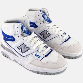 Resim New Balance Erkek BB650RWI Yüksek Spor Ayakkabı, Beyaz/Mavi 