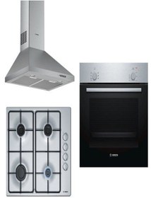 Resim Bosch Ankastre Set (HBF011BR0 PBP6C5K80O DWP64CC50T) 