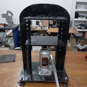 Resim Arvallı Masa Üstü Taşınabilir Hobi Atölye Presi 10 Tonluk Kriko 