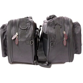 Resim MOTOANL Motosiklet Soft Yan Heybe Takım Körüklü Mod Sırt Çanta Olma Özellik Yağmurluklu Motor Tur Çantası 