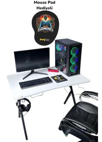 Resim Heygaming2 Profesyonel Oyuncu Masası Beyaz 110 Cm Beyaz - Siyah 