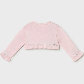 Resim Mayoral Yazlık Kız Bebek Örme Bolero Ceket Pembe - Pembe / 12 Ay 