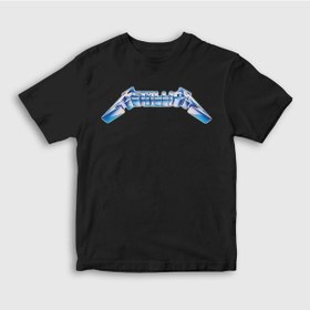 Resim Presmono Unisex Çocuk Logo V2 Metallica T-Shirt 