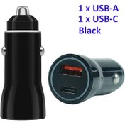 Resim Mzx Araç Şarj Cihazı Tip C Usb A Qc Hızlı Şarj 12v Puro Çakmağı Cep Telefonu Arabalar İçin Brdistribütör Garantili 