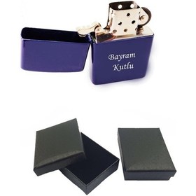 Resim Pigado Benzinli Metal Çakmak Özel Kutusunda 