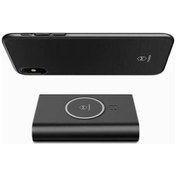 Resim 8000 Mah 10w Wireless Kablosuz Şarj Özellkli Powerbank Siyah 