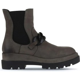 Resim Bueno Shoes Gri Koyu Nubuk Kadın Topuklu Bot 01WV2910 01WV2910 