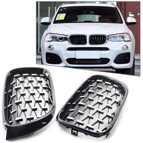 Resim Bmw X5-x6 2014-2018 Daimond Ön Böbrek-ön Panjur 
