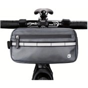 Resim Maxaccess Rhinowalk Bisiklet Elcanta Gri - Ayarlanabilir Askı Dayanıklı Çok Bölmeli Reflektif Gece Güvenliği Gri 