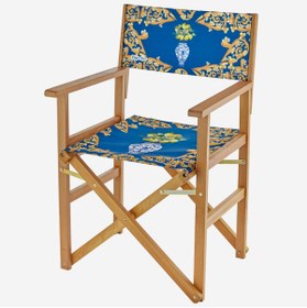 Resim CHIARA ALESSI Capri Mavi Ahşap Sandalye 87x54x48 Cm 