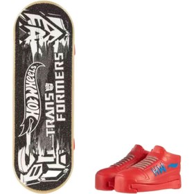 Resim Hot Wheels Skate Temalı Parmak Kaykay ve Ayakkabı Paketleri HMY18-HVK40 