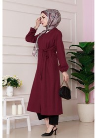 Resim Sevitli Yandan Bağlamalı Mevsimlik Kap-bordo-4825 Bordo 