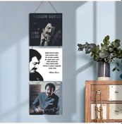 Resim Ahşap Katlanabilir 3lü Tablo - Tbl0064 