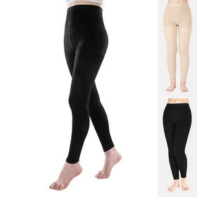 Resim 20-30mmHg Basınçlı Kompresyon Pantolonları - %70 Naylon/%30 Spandeks, Orta-Baldır Boyu, Makinede Yıkanabilir ve Tüm Gün Boyunca Rahat Bacak Desteği için Konforlu 