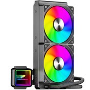 Resim MEGALODON Argb Tr240 Sıvı Soğutucu 2x12cm Fan Yüksek Performanslı Işlemci Soğutucusu Sıvı Soğutma 