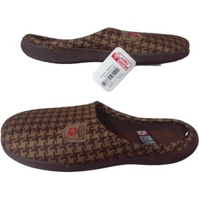 Resim Gezer Erkek Kahverengi Ultra Hafif Günlük Ev İçi Terlik 