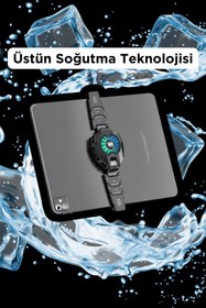 Resim Memo DL05 Cep Telefonları İçin Soğutucu Fan Ekranlı Gösterge Özelliği 
