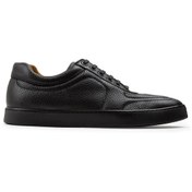 Resim Deery Hakiki Deri Siyah Sneaker Erkek Ayakkabı 