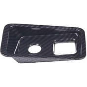 Resim Chevrolet Corvette C8 2020-2023 Elektronik El Freni Konsol Paneli Kapağı Trim Aksesuarları Abs Karbon Fiber Kaiyi 