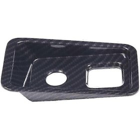 Resim Chevrolet Corvette C8 2020-2023 Elektronik El Freni Konsol Paneli Kapağı Trim Aksesuarları Abs Karbon Fiber Kaiyi 