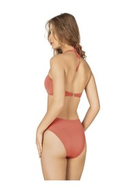 Resim Endeep Kadın Aksesuar Detaylı Boyundan Bağlamalı Turuncu Bikini Takımı-turuncu Turuncu 