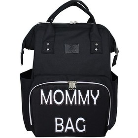 Resim Stylo Star Mommy Bag Anne Bebek Bakım Sırt Çantası Siyah 