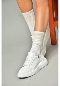 Resim Fox Shoes S274048409 Beyaz Kadın Spor Ayakkabı Sneakers Beyaz 