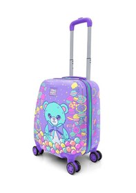 Resim Coral High Kids Şeker Ayıcık Desenli Çocuk Valizi 16693 Mor 