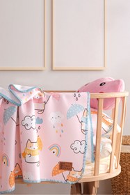 Resim MirCotton Polar Baskılı Bebek Battaniyesi 85x110cm 