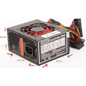 Resim Everest EPSM02 200W 8 CM Fanlı Micro Güç Kaynağı 