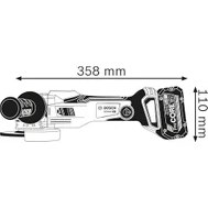 Resim Lidyahan Store Professional Gwx 18V-15 Sc Akülü Taşlama Makinesi X-Lock (18 Volt, Solo, Disk Çapı: 125 Mm, 3.400-9.800 Dev/dak) 
