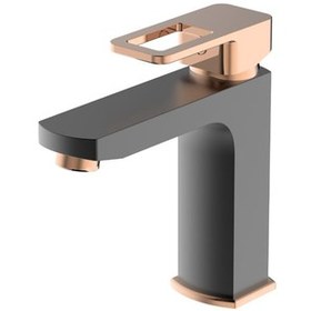Resim Bien Salvo Plus Colours Lavabo Bataryası Rose - Siyah Gold 