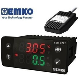 Resim Emko 3722 Isı Nem Motor Çevirme Cihaz (röle Çıkışlı) 