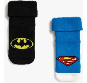 Resim Koton Süperman Batman Baskılı Çorap Set 