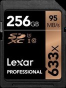 Resim Lexar 256GB 633X 95mb/sn UHS-I SD Hafıza Kartı 