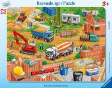 Resim Ravensburger 12 Parça Puzzle Şantiye 060580 