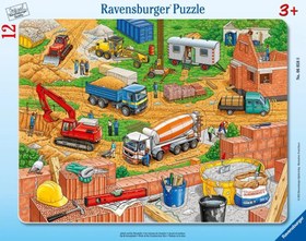 Resim Ravensburger 12 Parça Puzzle Şantiye 060580 