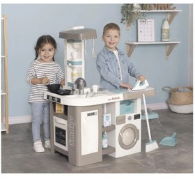 Resim Smoby Tefal Stüdyo Çamaşır Makineli Mutfak Seti 311050 