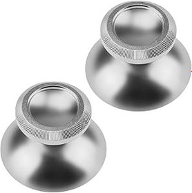 Resim Vivi Audio Xbox 360 Analog Parmak Çubukları/Başparmak Çubukları için (Alüminyum Metal Gümüş) 
