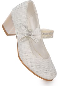 Resim Kiko Kids Cameli Çupra Günlük Kız Çocuk 4 Cm Topuklu Abiye Ayakkabı 